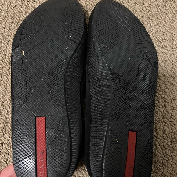 Prada mens slip ons